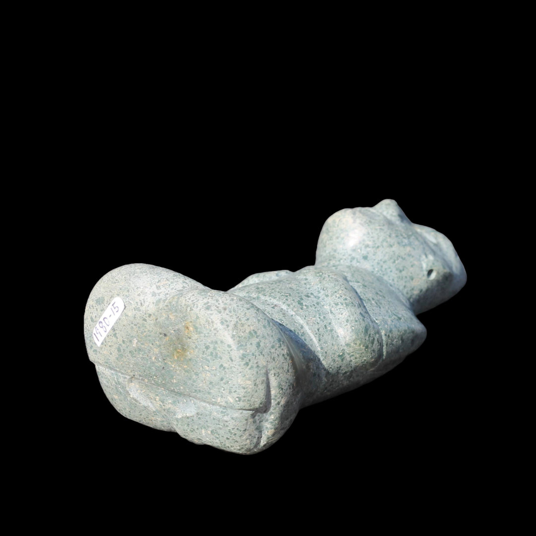 Olmec Seated Jade Figure
