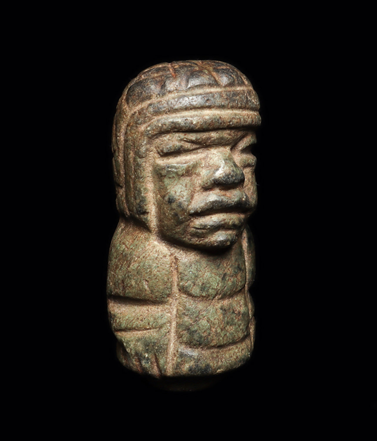 SOLD - THANK YOU - Olmec Serpentine Perforator Handle, Published in "The Olmec Word - Ritual and Rulership"