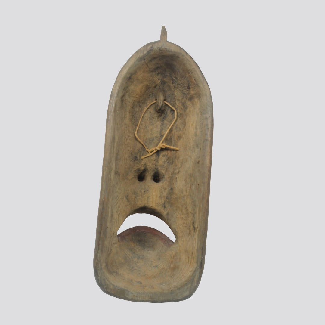 Eskimo Wood Mask, Kodiak Island, Alaska  - Ex Sotheby's