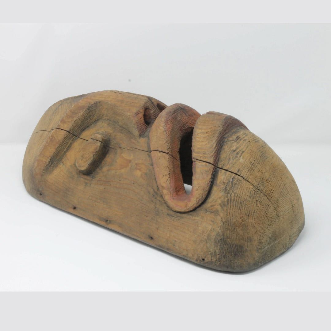 Eskimo Wood Mask, Kodiak Island, Alaska  - Ex Sotheby's