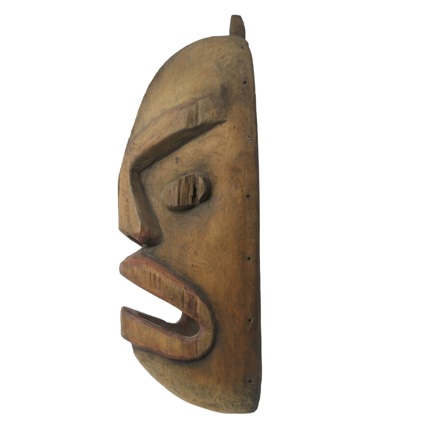 Eskimo Wood Mask, Kodiak Island, Alaska  - Ex Sotheby's