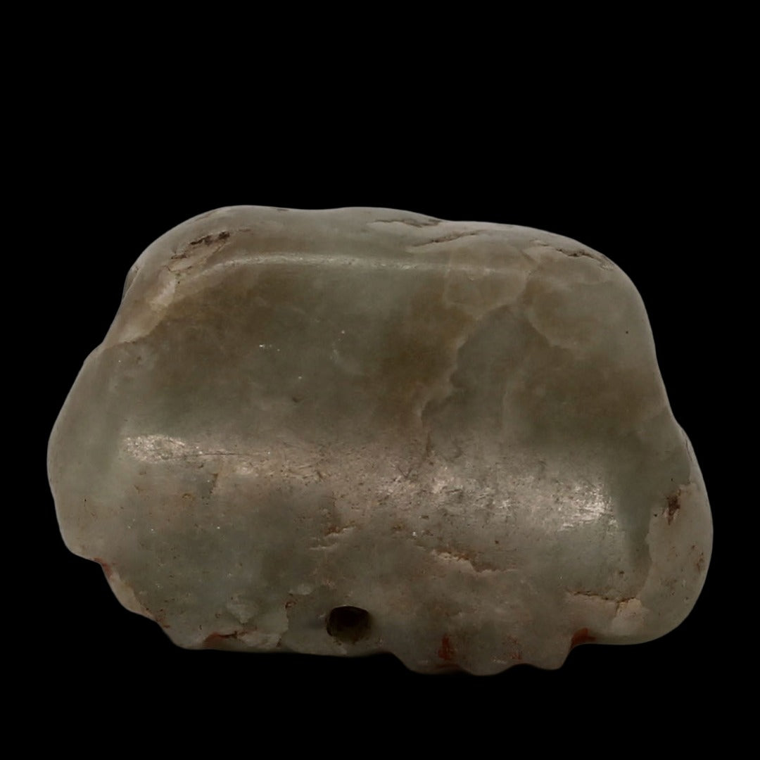 Pre Columbian Maya Jade Jaguar Pectoral