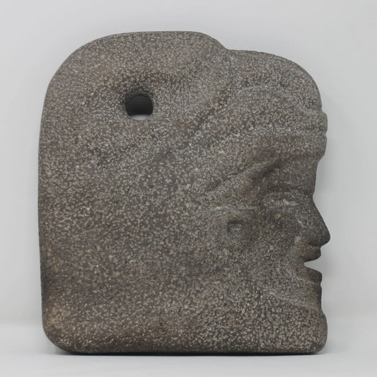 Pre Columbian Mayan Chief Hacha with Eagle Headdress