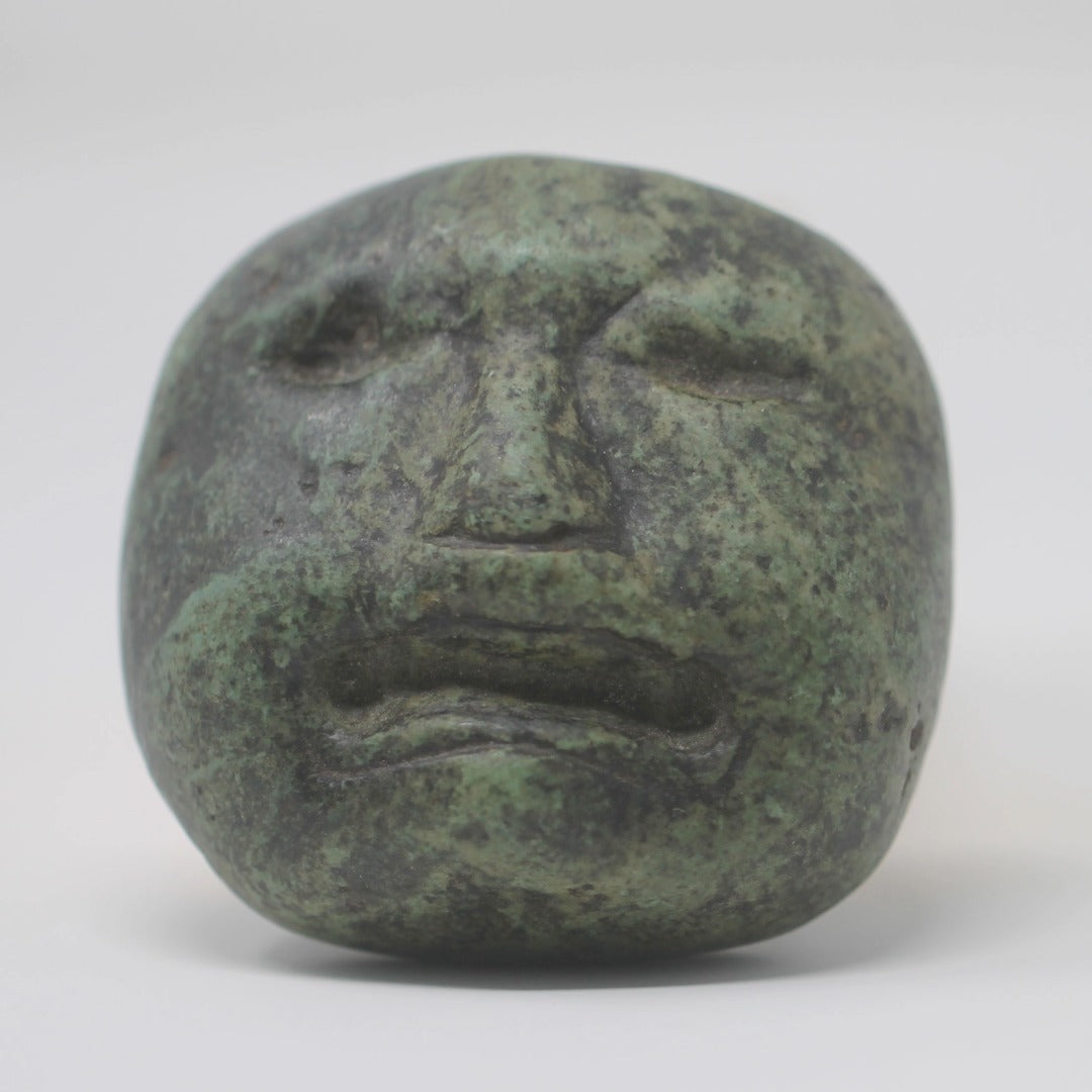 Olmec Serpentine Were Jaguar Maskette