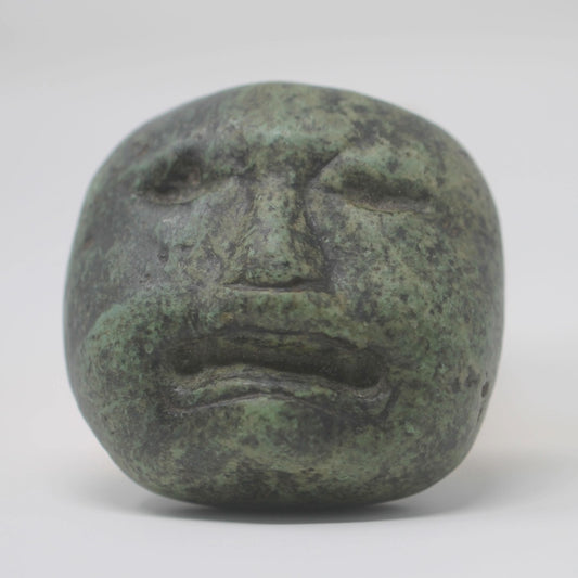 Olmec Serpentine Were Jaguar Maskette