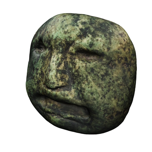 Olmec Serpentine Were Jaguar Maskette